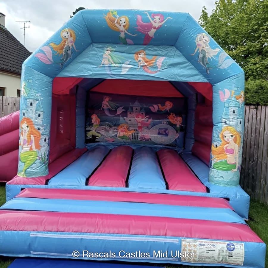 Mermaid Bounce & Slide Bouncy Castle Hire Belfast & Mid Ulster